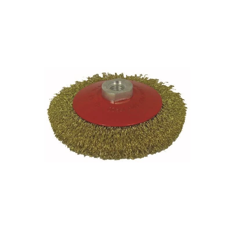 Partner 03033 M14 Vidalı Sarı Telli Fırça 125 mm