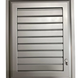 Plastik Menfez 30X30 Gümüş Banyo WC Havalandırma