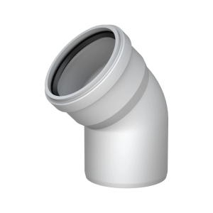 Pvc Atık Su Borusu 45 derece 110 mm 10 Adet