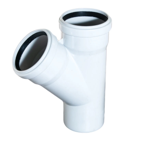 Pvc Atık Su Borusu 50x50 Tek Çatal 45 Derece 10 Adet