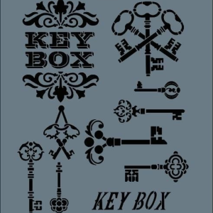 Rich New Seri N-110 Stencil 35x25 cm