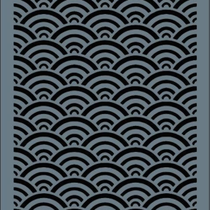 Rich New Seri N-113 Stencil 35x25 cm