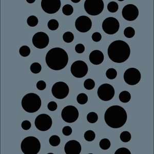 Rich New Seri N-139 Stencil 35x25 cm