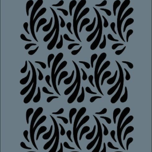 Rich New Seri N-141 Stencil 35x25 cm
