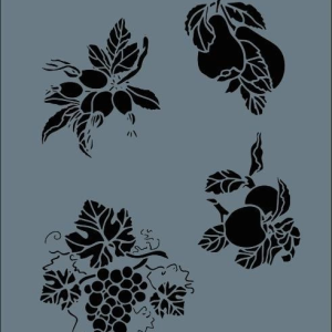 Rich New Seri N-142 Stencil 35x25 cm
