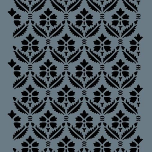 Rich New Seri N-157 Stencil 35x25 cm