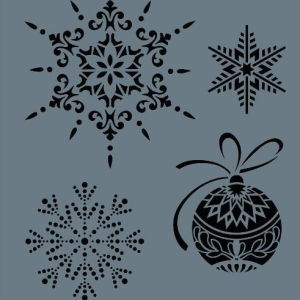 Rich New Seri N-212 Stencil 35x25 cm