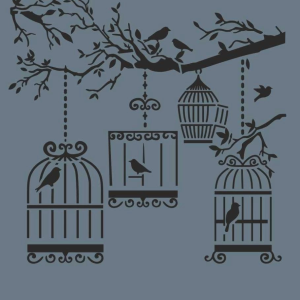 Rich New Seri N-240 Stencil 35x25 cm