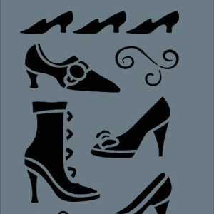 Rich New Seri N-258 Stencil 35x25 cm