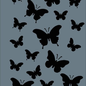 Rich New Seri N-264 Stencil 35x25 cm