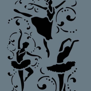 Rich New Seri N-312 Stencil 35x25 cm