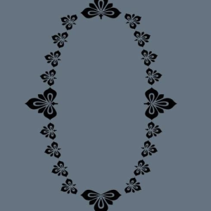 Rich New Seri N-395 Stencil 35x25 cm