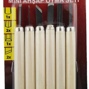 Sakata WD 1007 Ahşap Oyma Seti 6 Parça