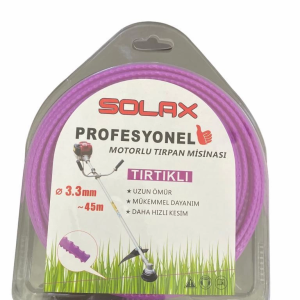 Solax Tırtıklı Tırpan Misinası 3,3 mm 45 Metre