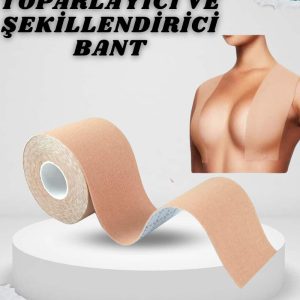 Toparlayıcı Göğüs Bandı Şekillendirici Ten Rengine Uygun Esnek Hassas Ciltlere Uygun