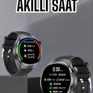 Akıllı Saat Bluetooth Bağlantılı Amoled Ekran Uyku ve Sağlık Takibi