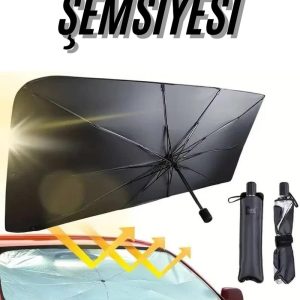 Ön Cam Güneşlik Şemsiye Tüm Araçlar İçin Araba Katlanabilir Güneşlik