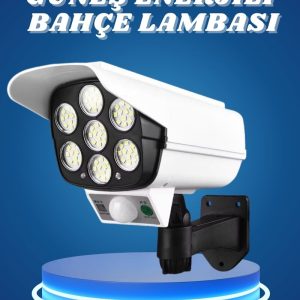 Bahçe Aydınlatması Hareket Sensörlü Led Aydınlatma Kamera Görünümlü
