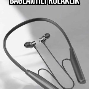 Boyun Bantlı Bluetooth Kulaklık Yüksek Ses Kaliteli 100 Saat Kulaklık