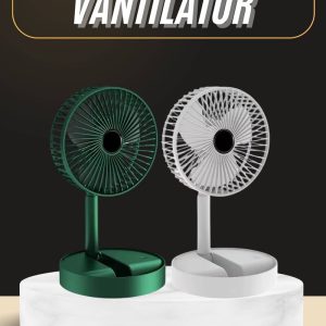 Katlanabilir Usb Şarjlı Masaüstü Soğutucu Mini Fan Telefon Tutucu