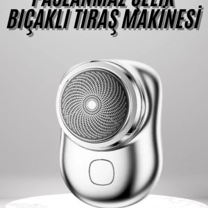 Mini Sıfır Sakal Yanak Tıraş Makinesi USB Şarjlı Sıfır Sakal Taşınabilir Korumalı