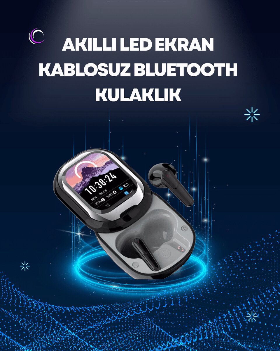 ENC Destekli Bluetooth 5.4 Kulaklık – EQ Ayarlı Akıllı Kutulu