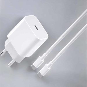İOS Uyumlu Type-C Girişli Hızlı Şarj 15/15 Pro Max Adaptör ve Kablosu