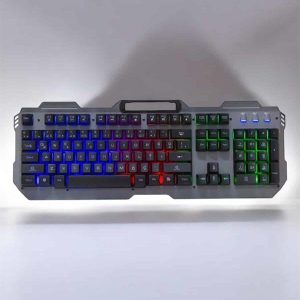 Oyuncu Klavyesi Q Klavye RGB Işıklı Mouse Hediyeli