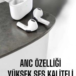 Yeni Nesil Pro Bluetooth Kulaklık Uzun Pil Ömrü Beyaz