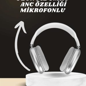 Kulak Üstü P9 Kablosuz Bluetooth Kulaklık ve 7 Kordonlu Akıllı Saat