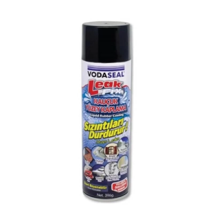 Vodaseal Leak Fix Kauçuk İzolasyon Spreyi 396 gr Siyah