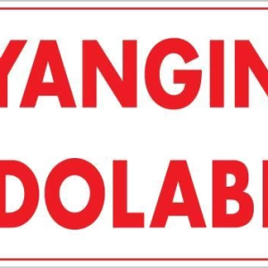 Yangın Dolabı Uyarı Levhası 25x35 KOD:889