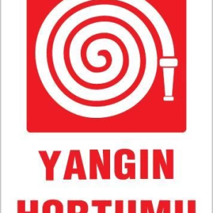 Yangın Hortumu Uyarı Levhası 25x35 KOD:864