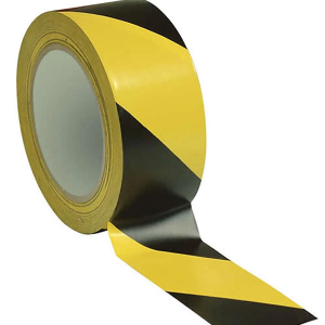 Yer İşaretleme Bandı Sarı Siyah 50 mm 30 Metre