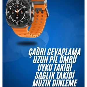 2025 Model Gelişmiş Özellikli Nabız Sensörlü Spor Takibi Yapabilen Titreşimli Saat