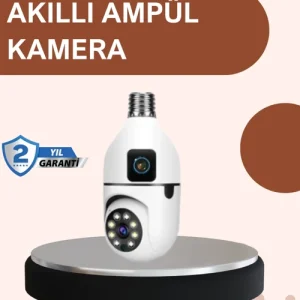 2’si 1 Arada Güvenlik Kamerası ve Sel Işığı – Kablosuz Akıllı Kamera