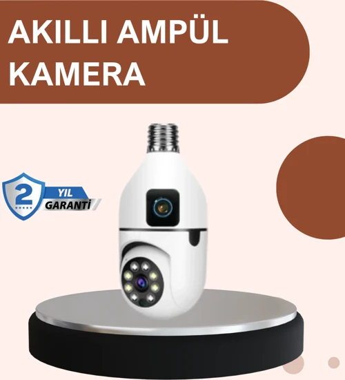 2’si 1 Arada Güvenlik Kamerası ve Sel Işığı – Kablosuz Akıllı Kamera 1 2’si 1 Arada Güvenlik Kamerası ve Sel Işığı – Kablosuz Akıllı Kamera