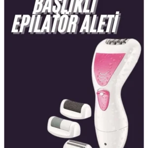 4 Başlıklı Lazer Öncesi Kısaltma Epilasyon Aleti Epilatör Çok Amaçlı