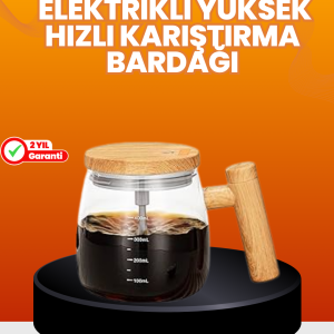 Isıtıcılı Manyetik Karıştırıcı Kupa – 400 ml C Tipi Şarjlı Akıllı Tasarım