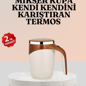 Paslanmaz Çelik Şarjlı Karıştırma Kupa – Otomatik Manyetik Blender Fincan