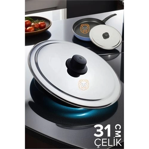 31 cm Kızartma Tavası Kapağı Çelik Żelazny Design 719802