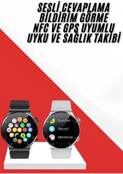 Çok Fonksiyonlu Akıllı Saat Bluetooth Bağlantılı Çağrı Cevaplayabilen Uzun Pil Ömrü 1 Çok Fonksiyonlu Akıllı Saat Bluetooth Bağlantılı Çağrı Cevaplayabilen Uzun Pil Ömrü