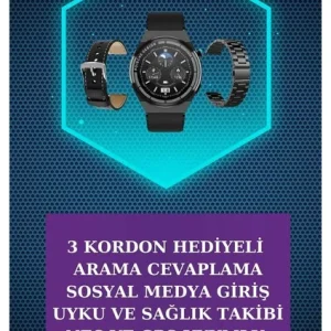 Kulak İçi Kablosuz Bluetooth Kulaklık ve NFC ve GPS Özellikli Akıllı Saat Alarm ve Titreşim