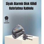 Motosiklet ve Bisiklet İçin 6mm Pinli Alarmlı Disk Kilidi