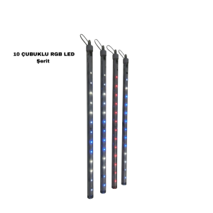 10 ÇUBUKLU DEKOR LED
