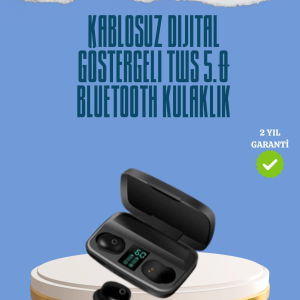 10 Metre Çekim Mesafeli Hafif Tasarımlı Bluetooth Kulaklık ve Şarj Kutusu Seti