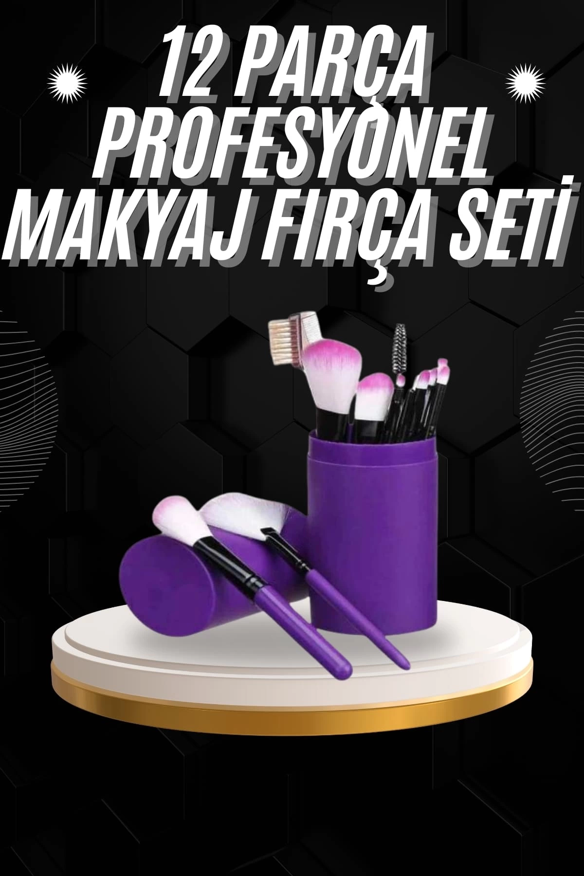 12 Parça Profesyonel Makyaj Fırçası Far Fırçası Allık Fırçası Yumuşak Kıllı 1 12 Parça Profesyonel Makyaj Fırçası Far Fırçası Allık Fırçası Yumuşak Kıllı