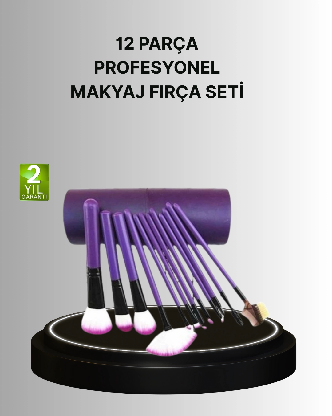 12’li Makyaj Fırça Seti Fondöten Allık Far Karıştırma İçin Tam Uyumlu 1 12’li Makyaj Fırça Seti Fondöten Allık Far Karıştırma İçin Tam Uyumlu