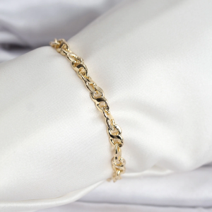 14K Gold Renk Kaplama Zincir Model CM Kadın Bileklik