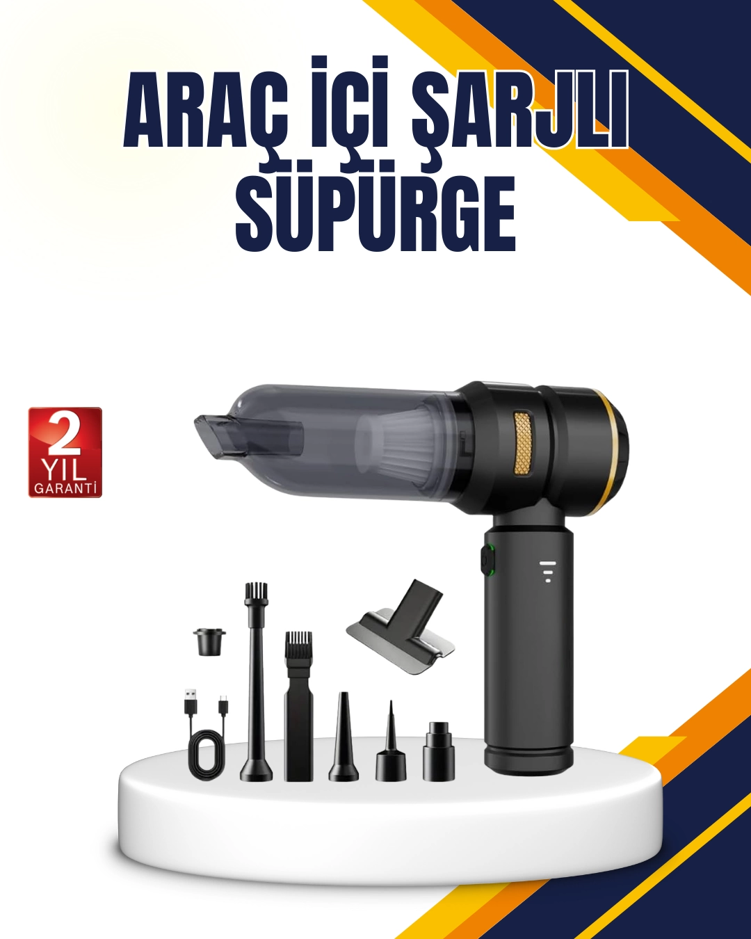 15000 PA Emiş Gücü ve Hava Üfleme Özellikli Şarjlı Süpürge 1 15000 PA Emiş Gücü ve Hava Üfleme Özellikli Şarjlı Süpürge